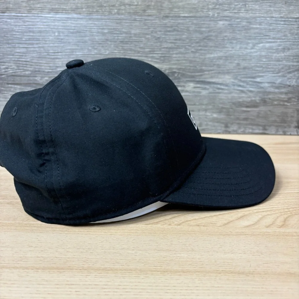 Adidas Hat Cap Strap Back Black Performance Climalite Adjustable‎